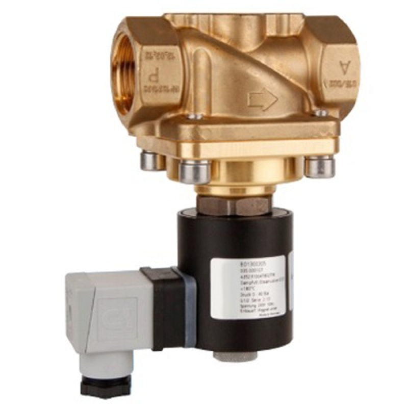 Magneetventiel 1/2 0 - 40 bar stoom 24Vac